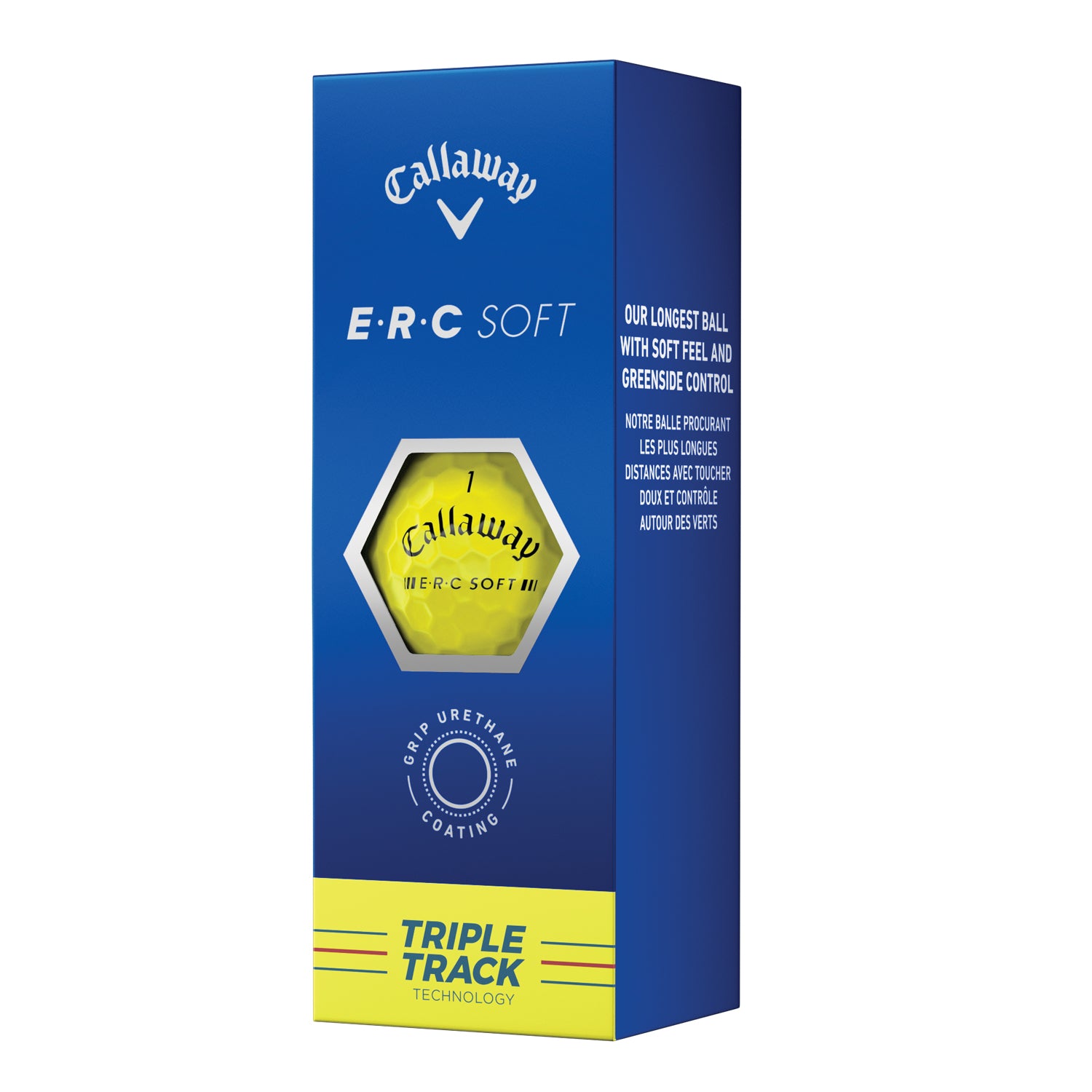 Custom Callaway ERC Soft Yellow Golf Balls | MCGB – MyCustomGolfBall