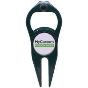 Dark Green Hat Trick 6 in 1 Divot Tool