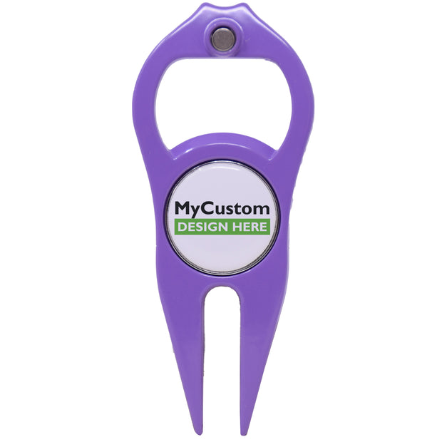 Purple Hat Trick 6 in 1 Divot Tool