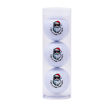 Christmas Golf Balls - 3 Ball Sleeve