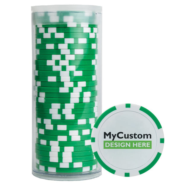 30 Poker Chips in Tube