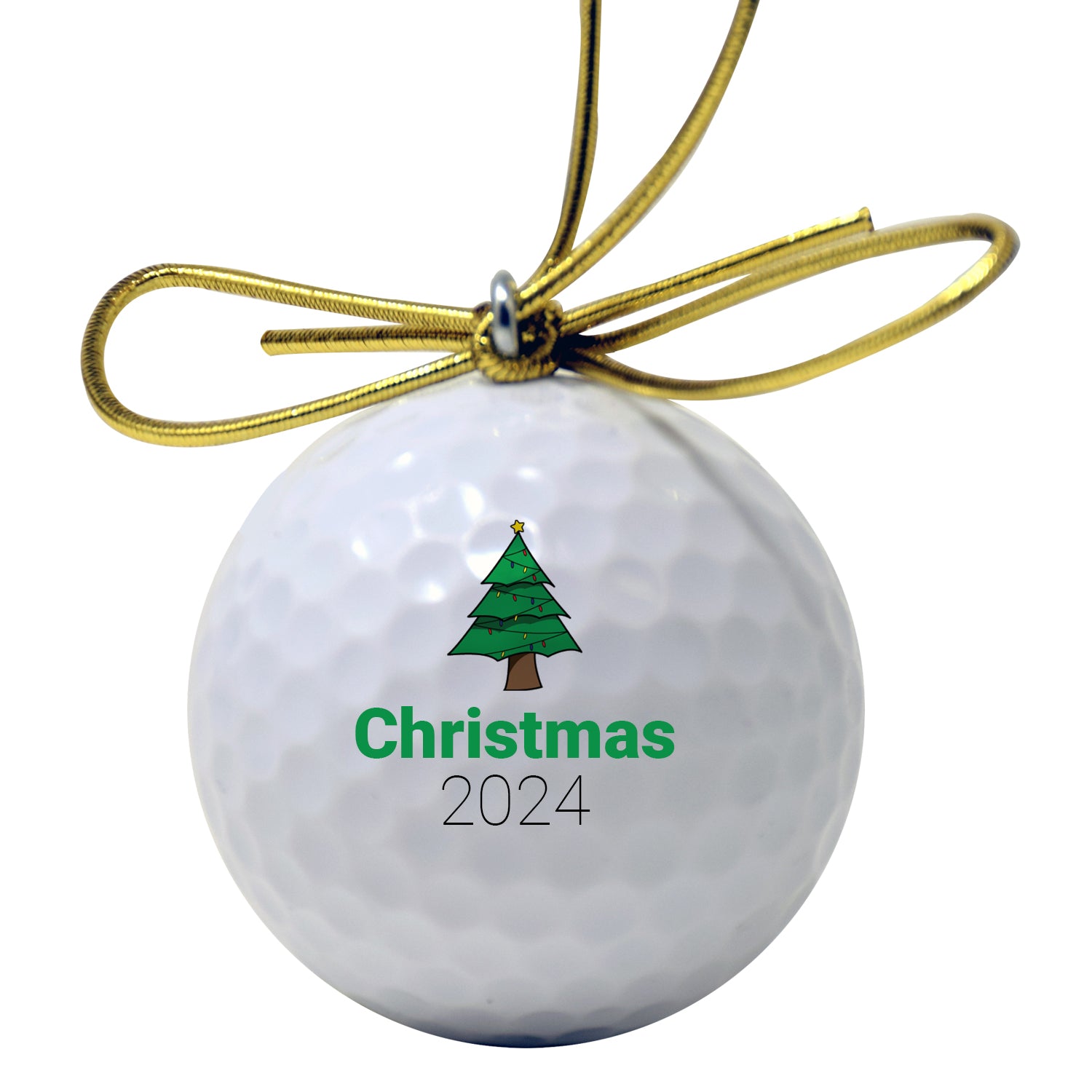 Custom Golf Ball Christmas Ornament - Personalize Your Own