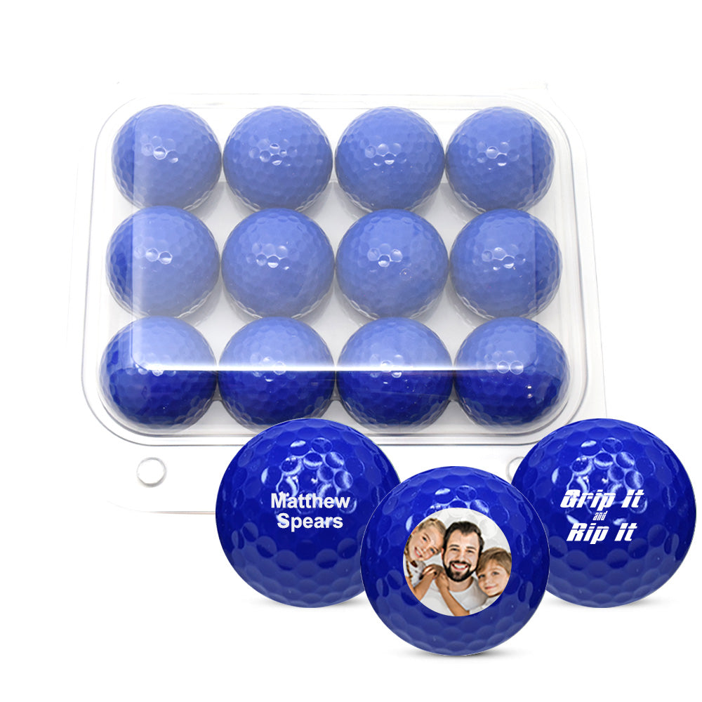 Value Golf Balls Navy Blue