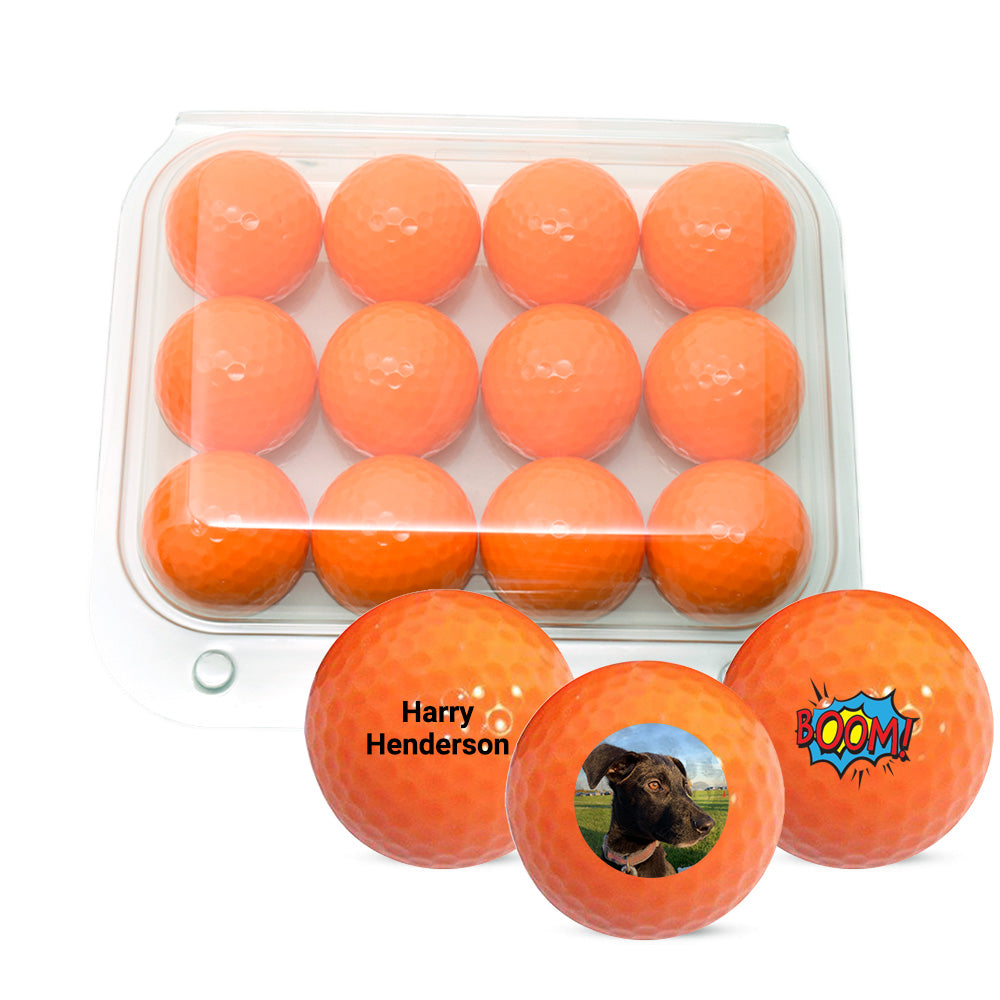 Value Golf Balls Orange
