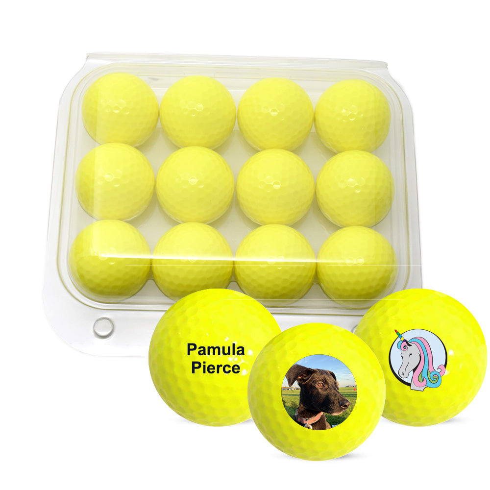 Value Golf Balls Yellow