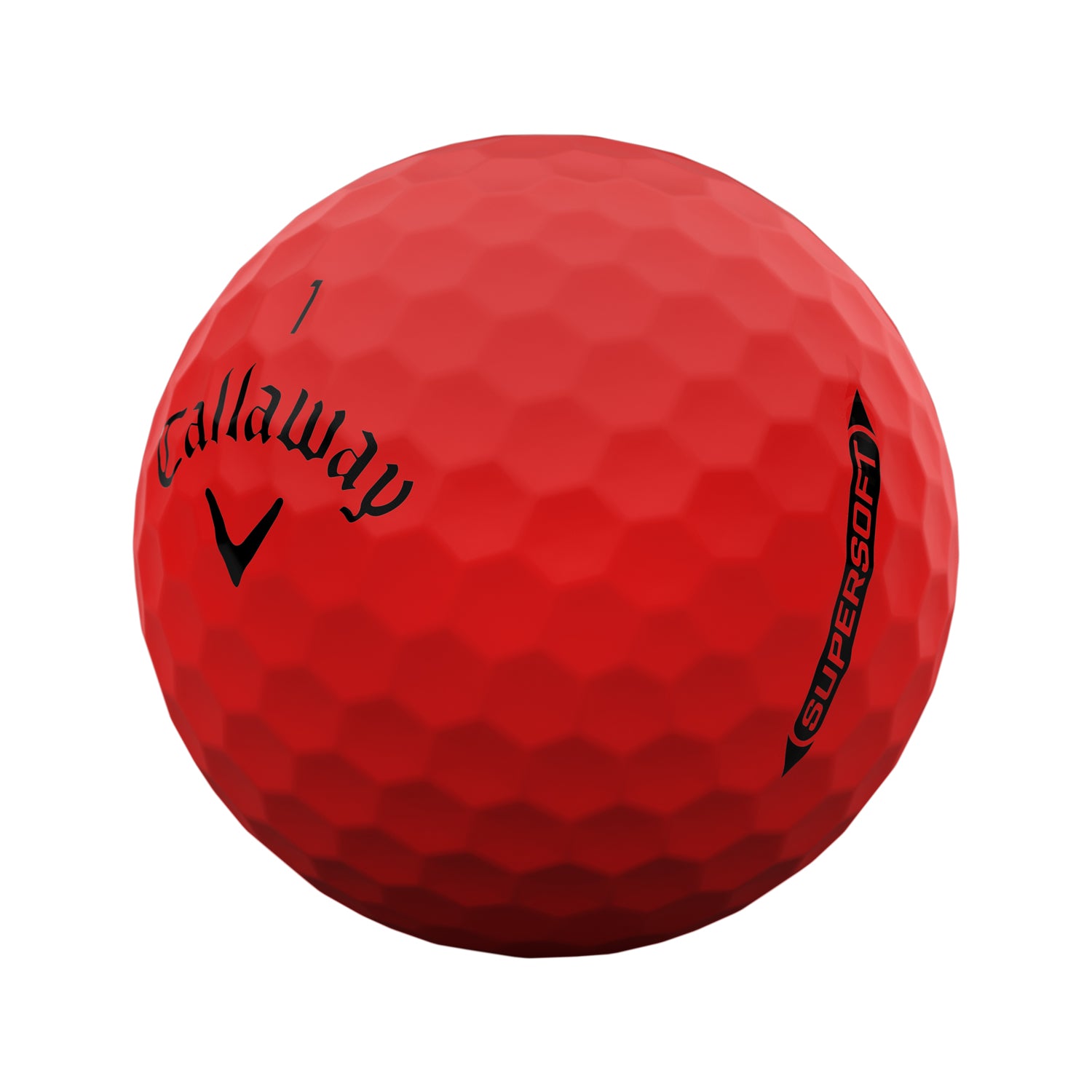 Custom Callaway Supersoft Red Golf Balls | MyCustomGolfBall