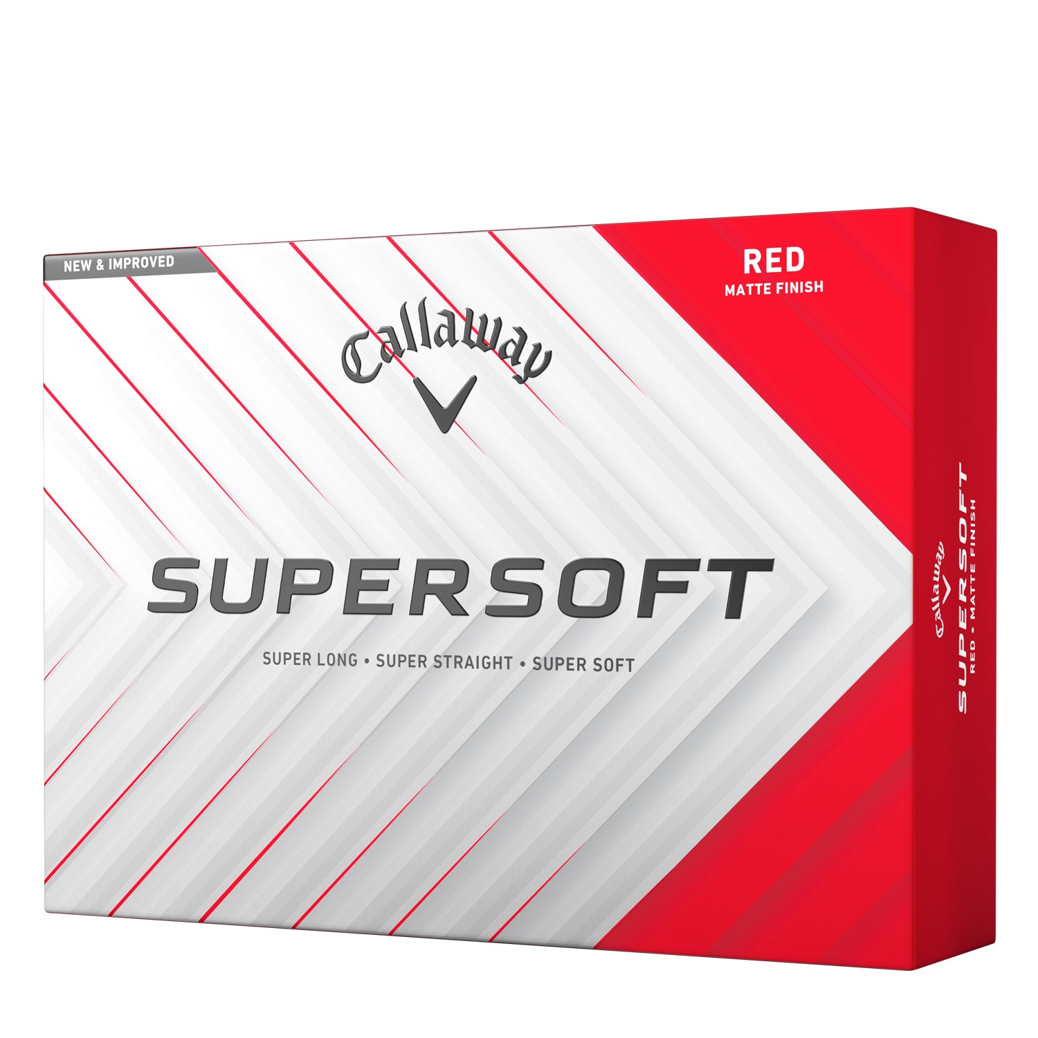 Custom Callaway Supersoft Red Golf Balls | MyCustomGolfBall