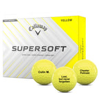Custom Callaway Supersoft Yellow Golf Balls