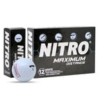 Nitro Maximum Distance Golf Balls One Dozen