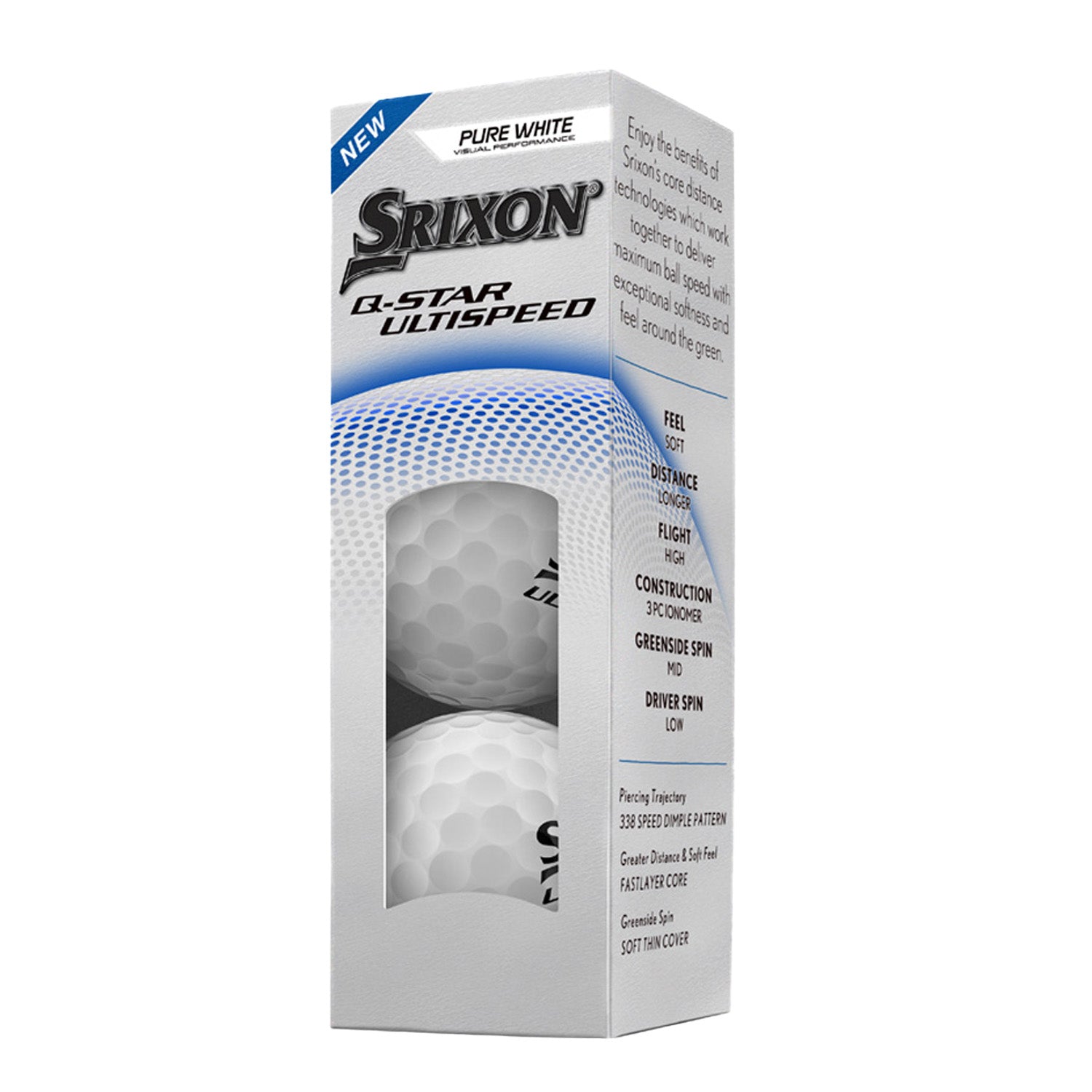 Custom Srixon Q-Star Ultispeed Golf Balls