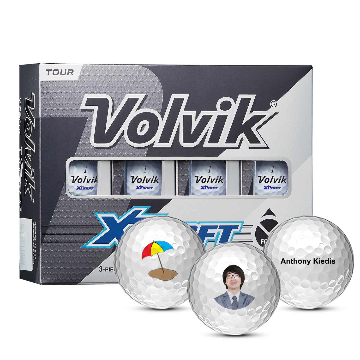 Custom Volvik XT Soft Golf Balls