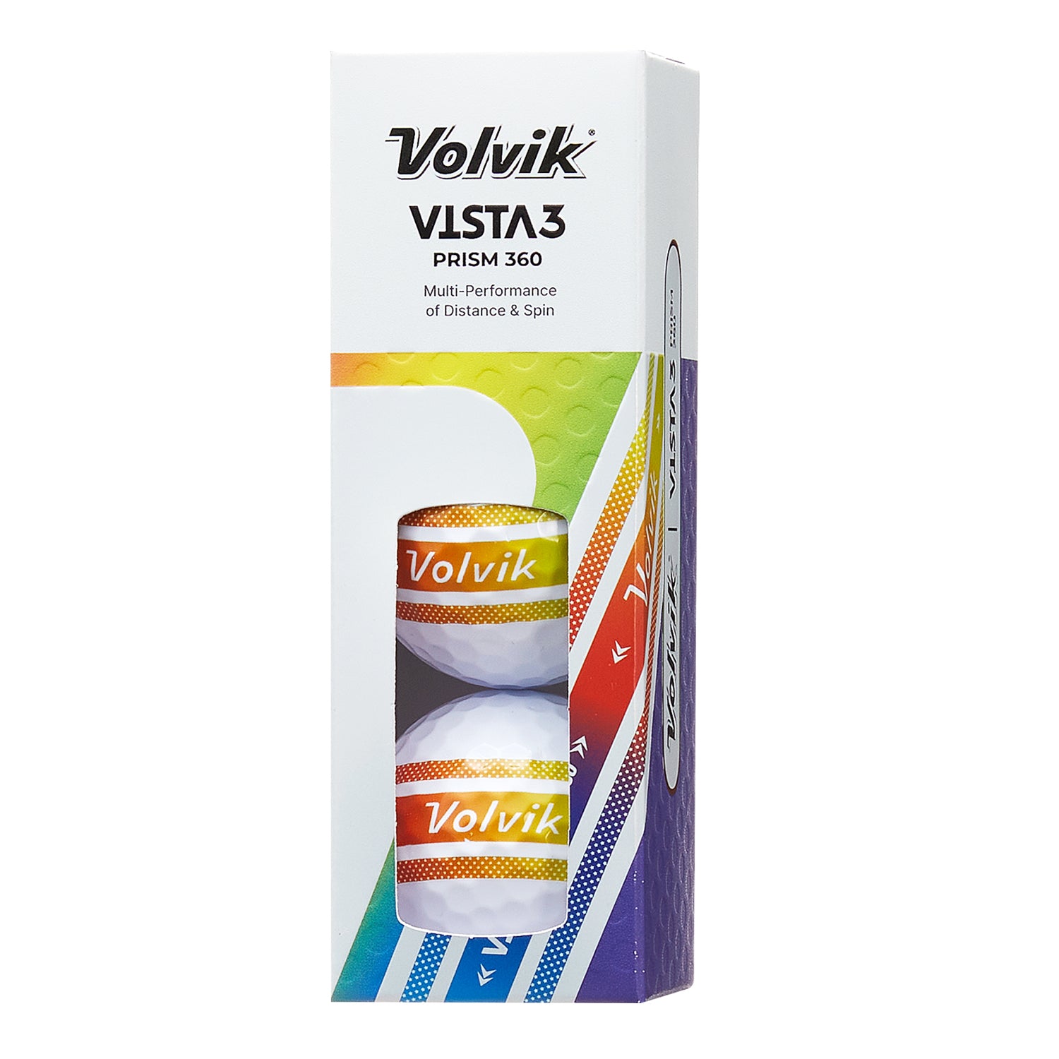 Custom Volvik Vista3 Prism 360 Golf Balls | MyCustomGolfBall
