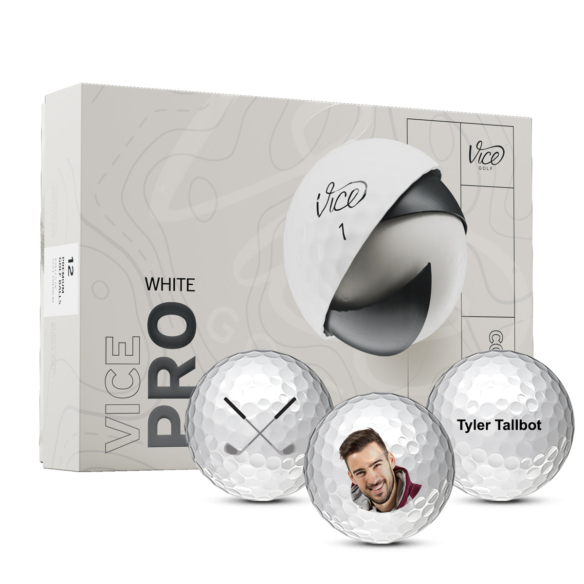 Custom Vice Golf Balls | MyCustomGolfBall