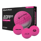 Custom TaylorMade SpeedSoft Pink Golf Balls