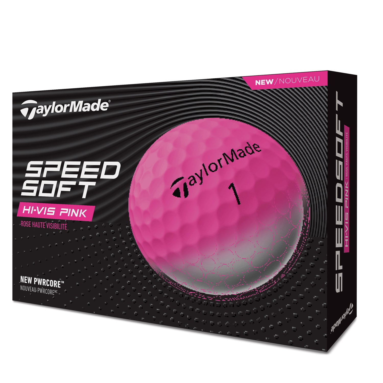 Custom TaylorMade SpeedSoft Pink Golf Balls