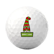 Christmas Golf Balls - 3 Ball Sleeve