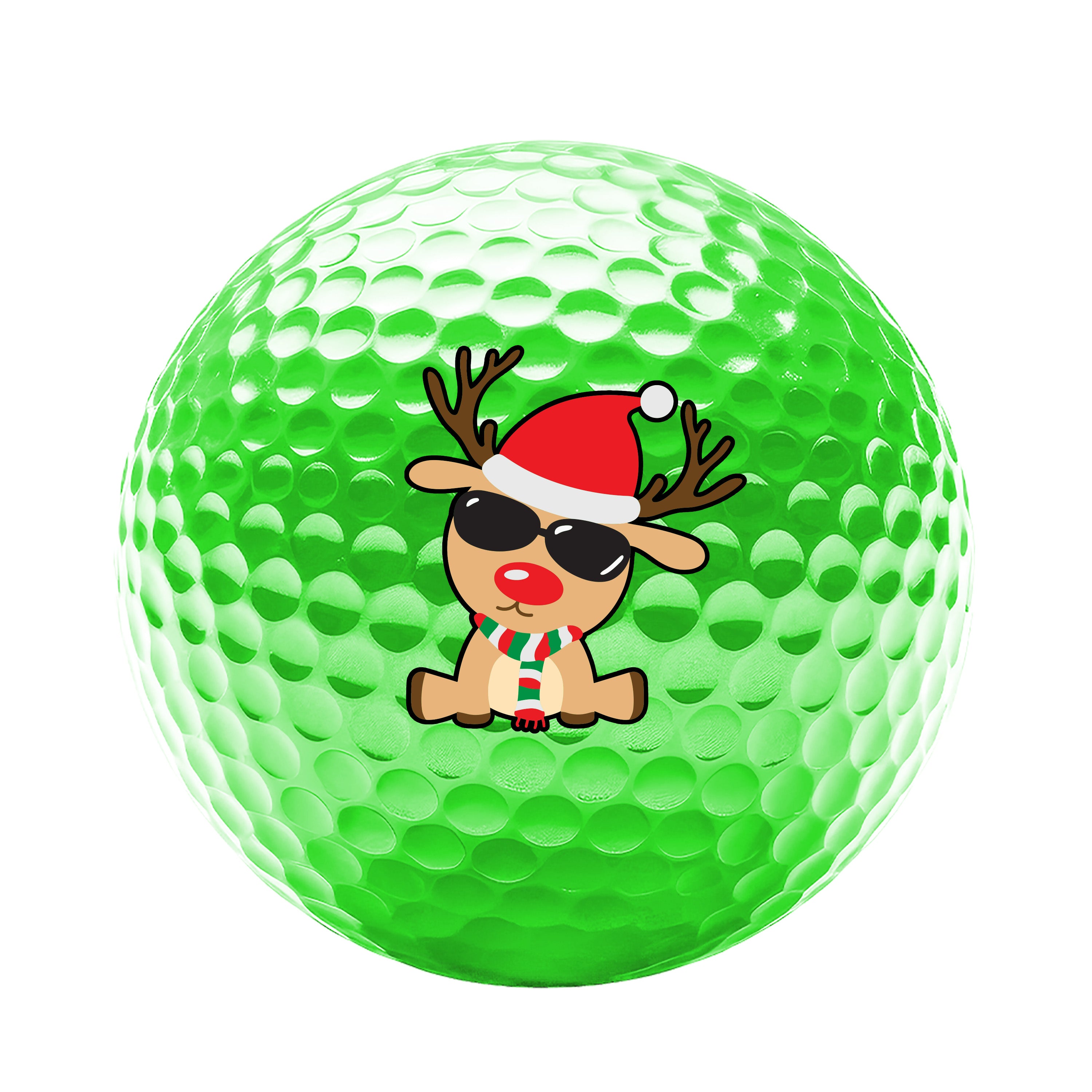 Christmas Golf Balls - 3 Ball Sleeve