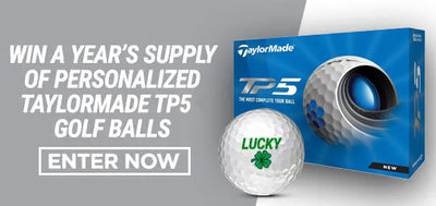 Enter for a chance to win a year's supply of personalized Taylormade TP5 golf balls