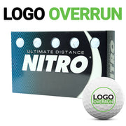 Nitro Ultimate Distance Golf Balls - LOGO OVERRUN