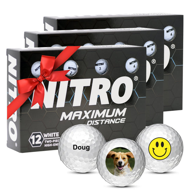 Nitro Maximum Distance Golf Balls - 3 For $35