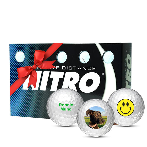 Nitro Ultimate Distance Golf Balls - 15 BALL PACK