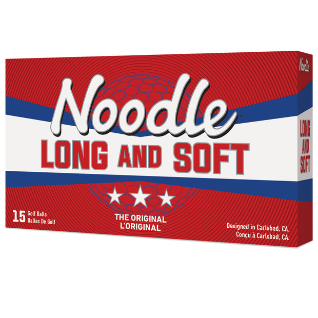 Noodle Long and Soft Golf Balls - 15 Ball Pack