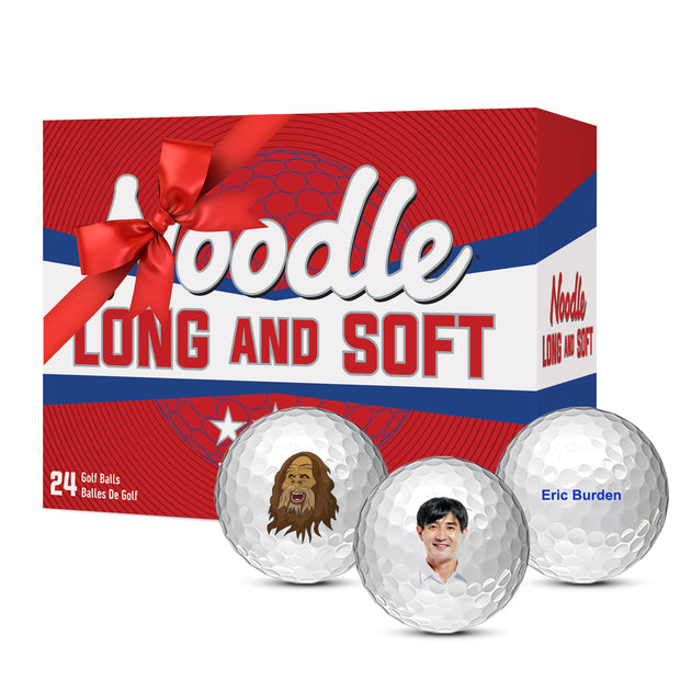 Custom Noodle Long and Soft Golf Balls - Double Dozen