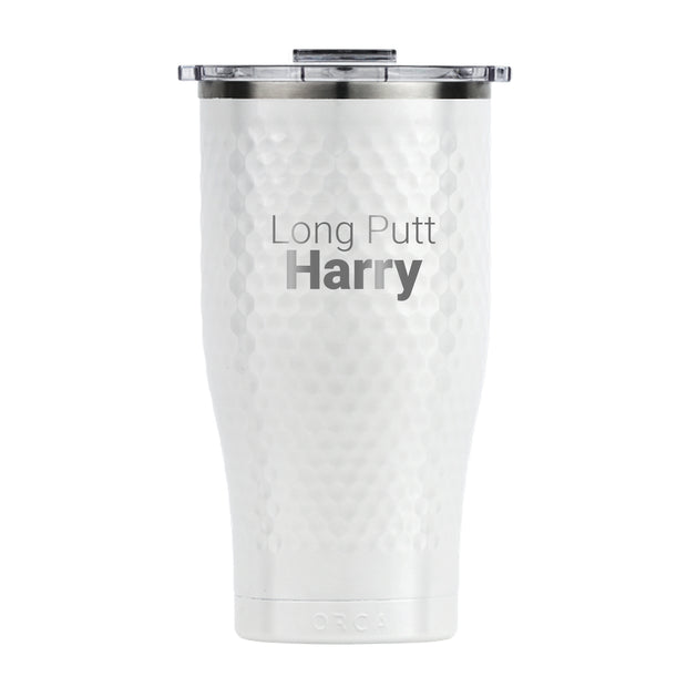 27 Oz Orca Chaser Laser Engraved