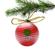 Christmas Golf Ball Ornament