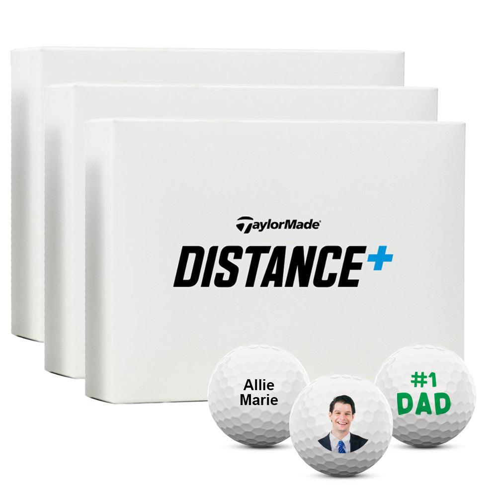 Custom TaylorMade Distance + Golf Balls (Prior Gen) 3 for $49.99