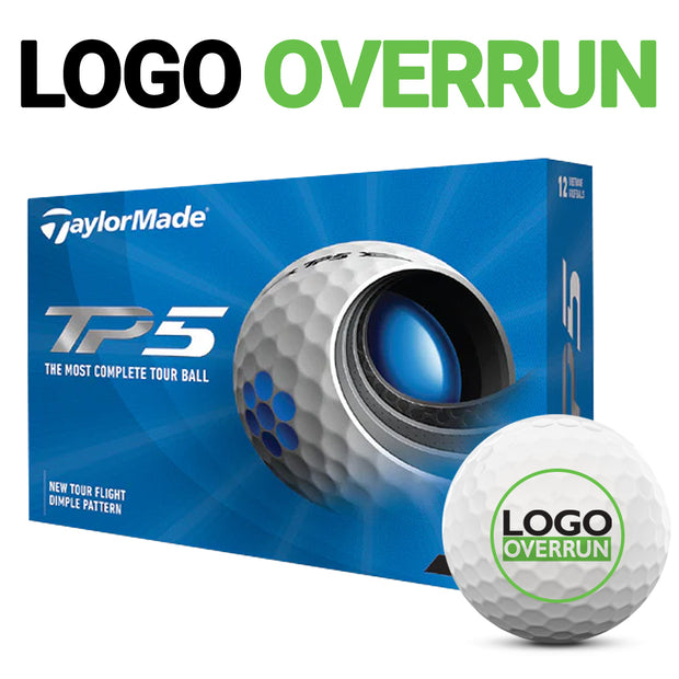 TaylorMade TP5 Prior Generation Golf Balls - LOGO OVERRUN