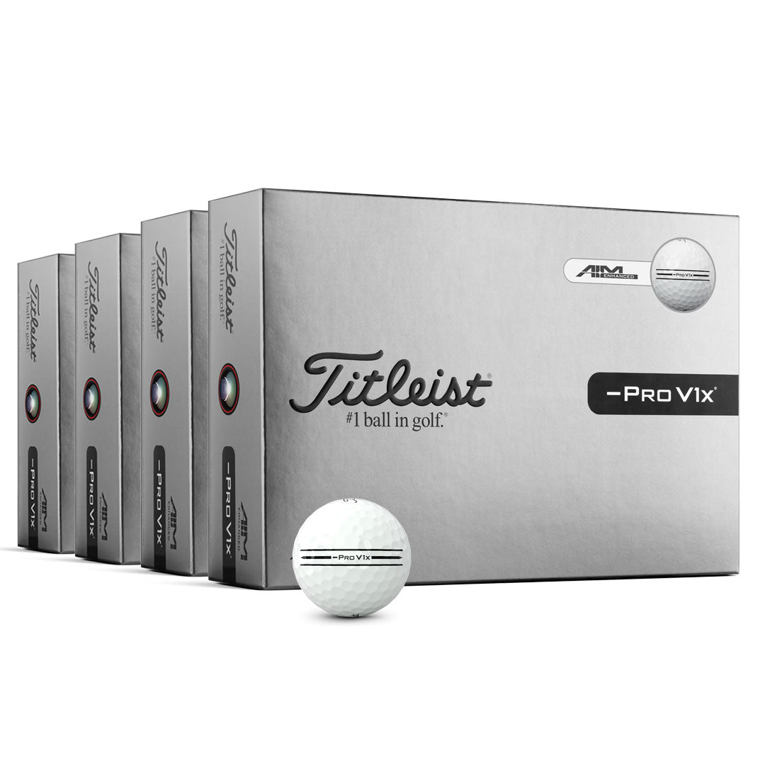 Titleist Pro V1x Left Dash Enhanced Alignment - Buy 3 Get 1