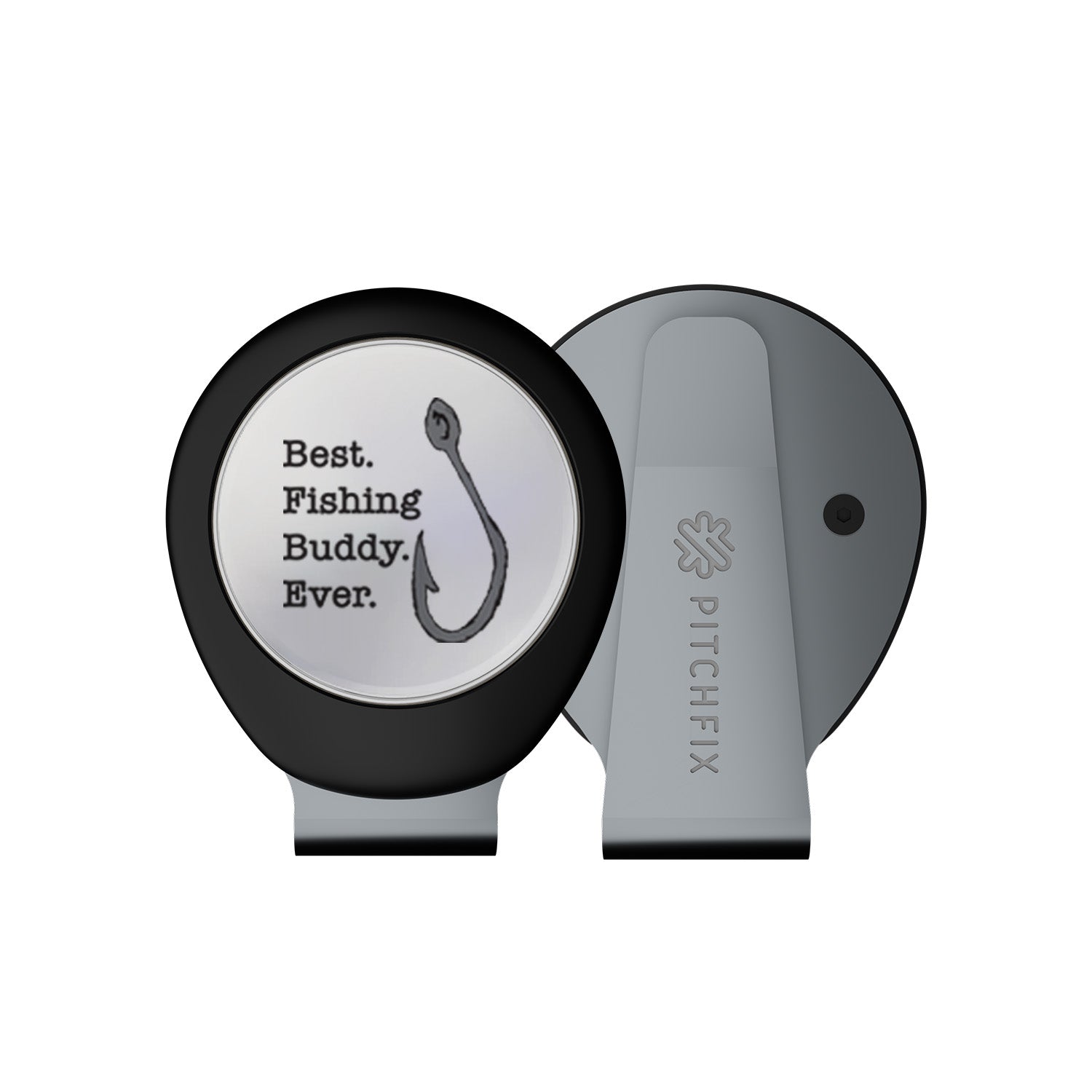 Pitchfix Hat Clip with Removable Ball Marker (Black)