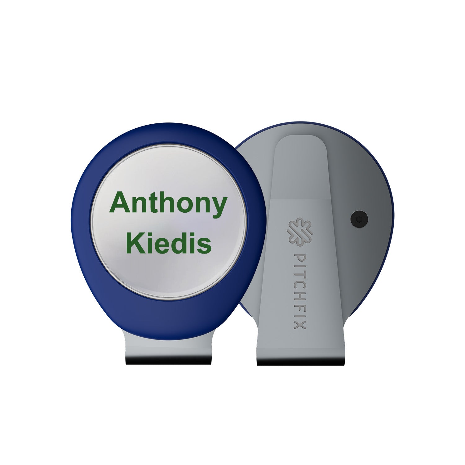 Pitchfix Hat Clip with Removable Ball Marker (Blue)