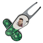 Pitchfix Ultima Divot Tool with Custom Ball Marker (Clover Leaf)
