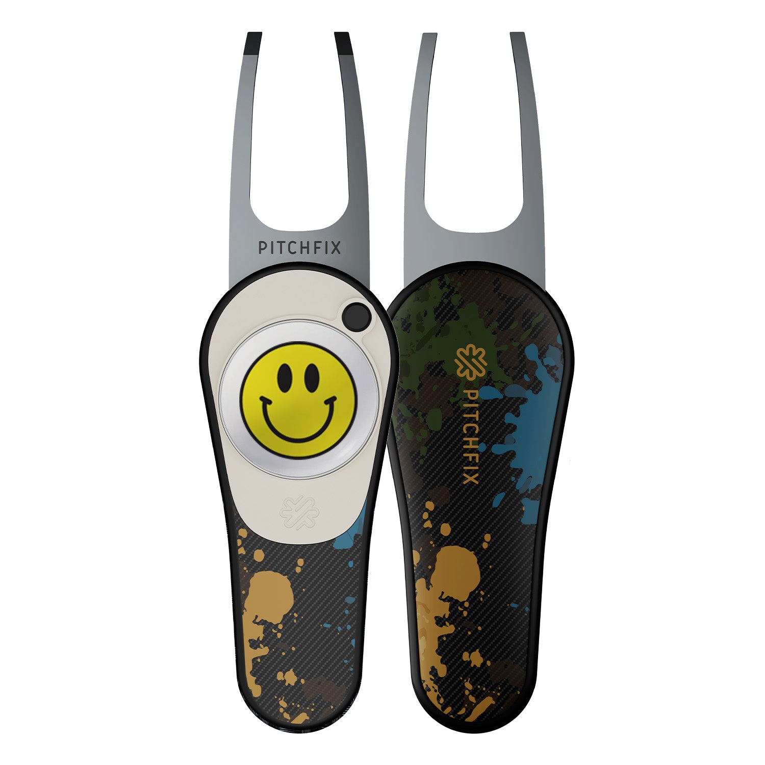 Pitchfix Ultima Divot Tool with Custom Ball Marker (Graffiti)