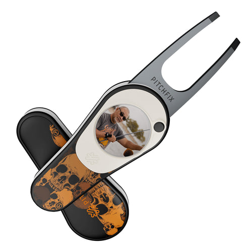 Pitchfix Ultima Divot Tool with Custom Ball Marker (Skull)