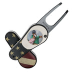Pitchfix Ultima Divot Tool with Custom Ball Marker (Stars & Stripes)