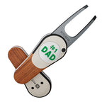 Pitchfix Woodie Divot Tool with Custom Ball Marker (Maple)