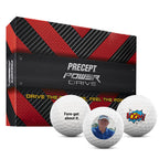 Custom Precept Power Drive Golf Balls