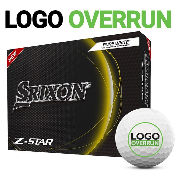 Srixon Z-Star Golf Balls - LOGO OVERRUN