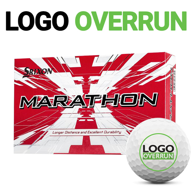 Srixon Marathon Golf Balls - LOGO OVERRUN