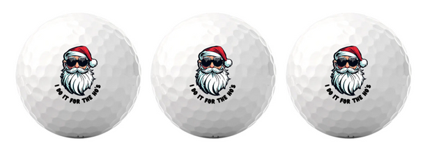 Christmas Golf Balls - 3 Ball Sleeve