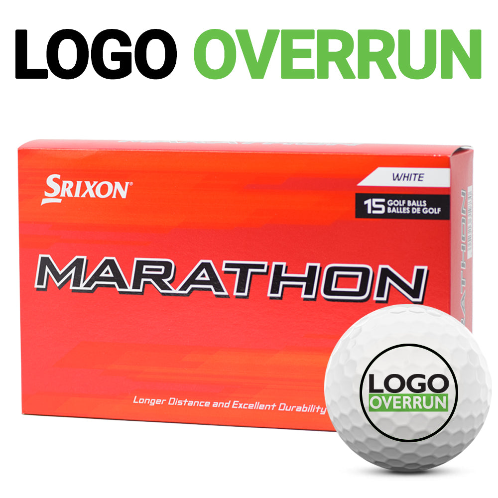 Srixon Marathon Golf Balls - LOGO OVERRUN