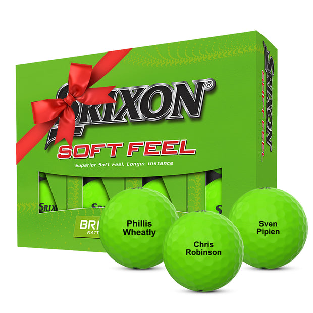 Srixon Soft Feel Brite Green Golf Balls