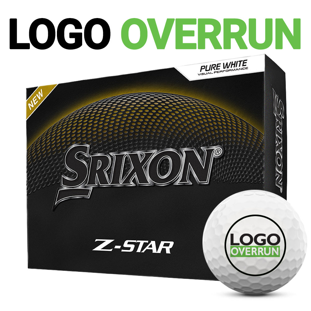 Srixon Z-Star Golf Balls - LOGO OVERRUN