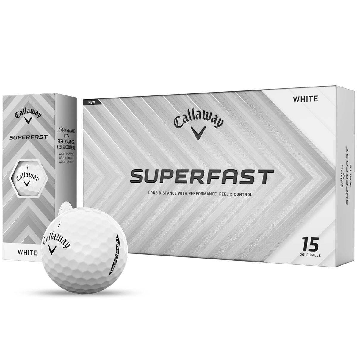 Callaway SuperFast Golf Balls - LOGO OVERRUN