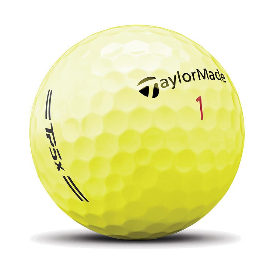 TaylorMade TP5x Yellow Golf Balls – MyCustomGolfBall