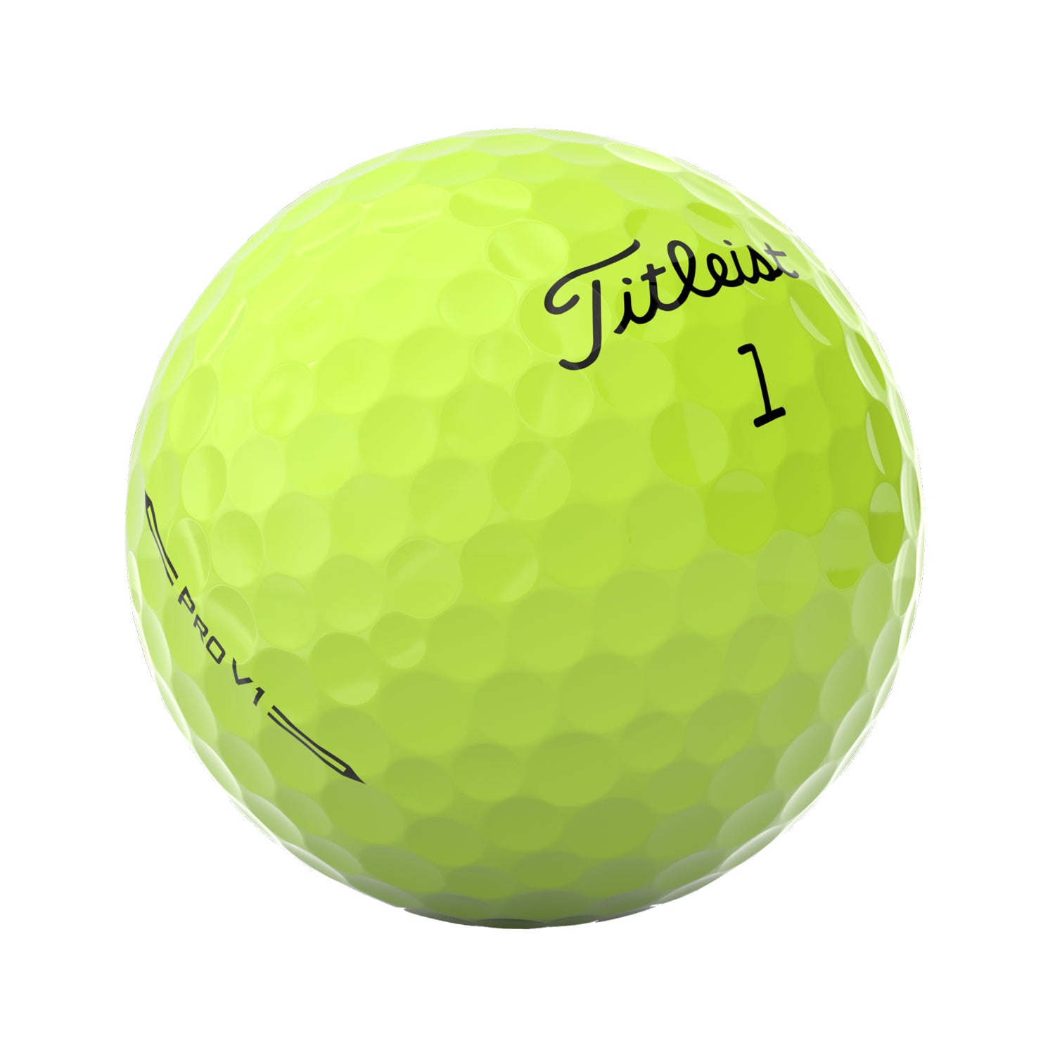 Custom Titlest Golve Titleist Pro V1 Yellow Golf Balls - LOGO OVERRUN – MyCustomGolfBall