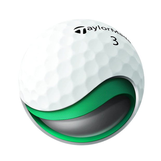 TaylorMade Soft Response Golf Balls - LOGO OVERRUN